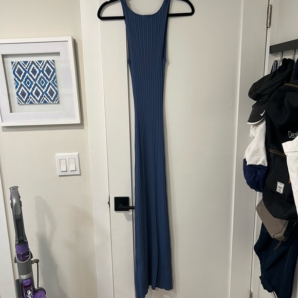 Elce Swim Blue Ribbed Dress - Picture 4 of 5